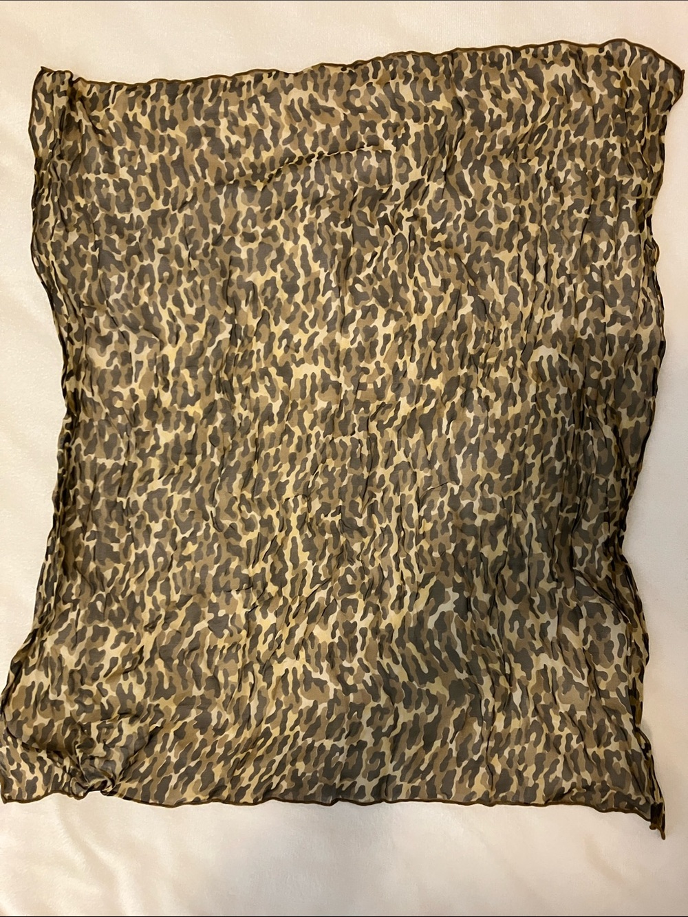 True vintage leopard print scarf from the 1950s